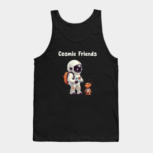 Astronaut and cute alien Tank Top